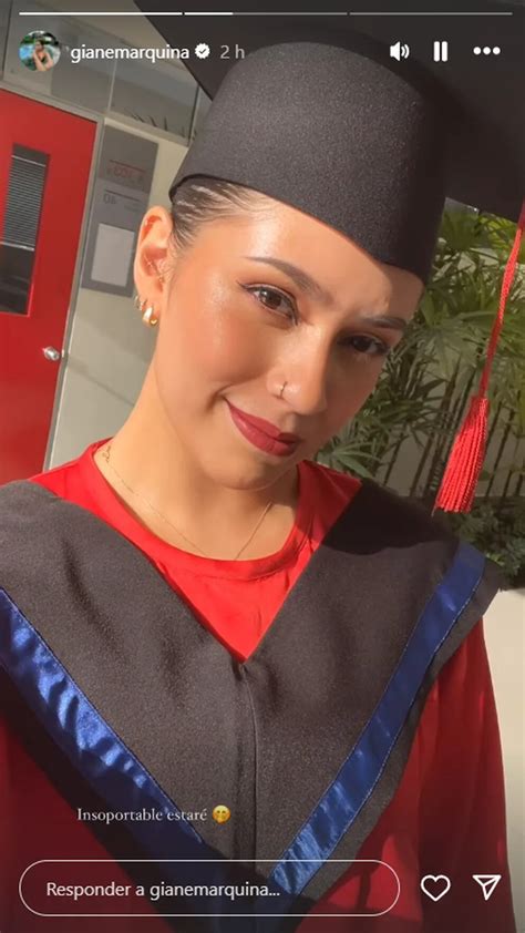 Gianella Marquina Hija Mayor De Melissa Klug Se Graduó Como Abogada