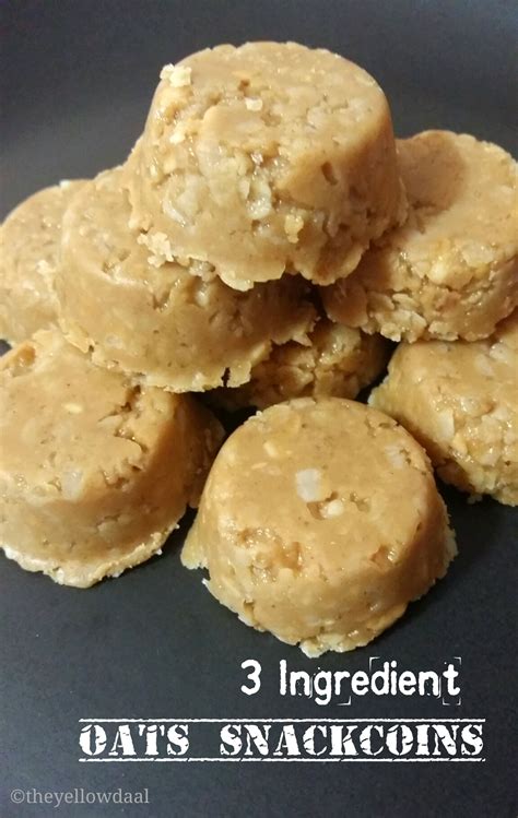 Oats Snackcoins Delicious Oats Snack How To Make Oats Granola Bars