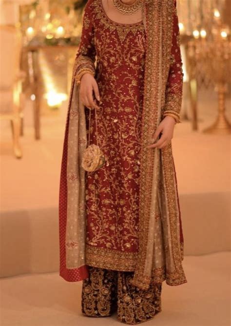 Brides Sister Wearing Dr Haroon At The Baraat Designer Party Wear