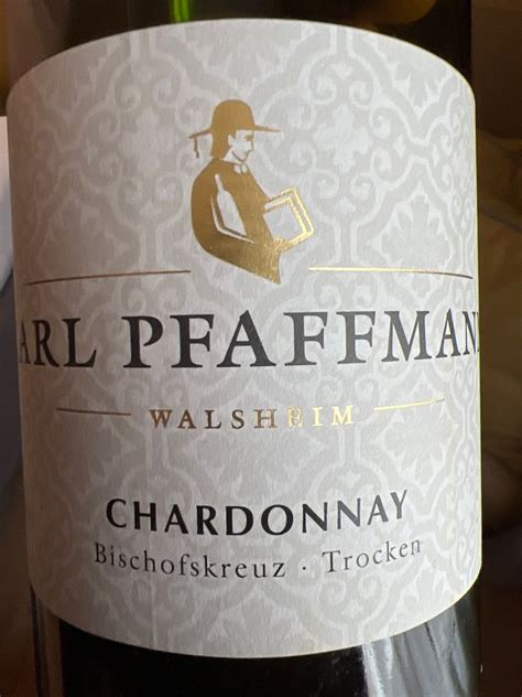 Karl Pfaffmann Nussdorfer Bischofskreuz Chardonnay Trocken