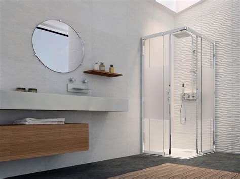 Paroi De Douche D Angle JAVA Classic Portes Coulissantes Sans Seuil Aux