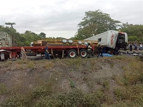 La Jornada Accidente Carretero En Veracruz Deja Un Muerto Y 14 Lesionados