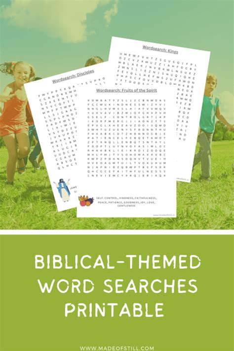 70+ Free Awesome Bible Activities for Kids - Made of Still