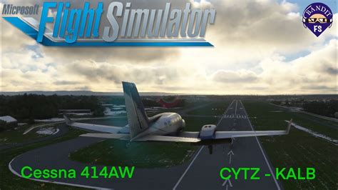 MSFS Flysimware Cessna 414AW CYTZ KALB GTN750 RNAV Departure