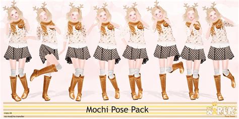 Second Life Marketplace Kirin Poses Mochi Pose Pack