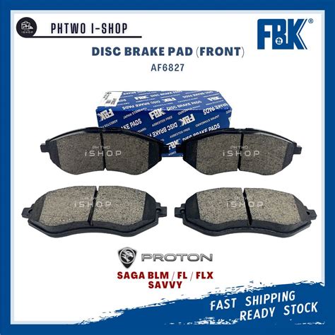 DISC BRAKE PAD FRONT PROTON SAGA BLM FL FLX SAVVY FBK AF6827 1