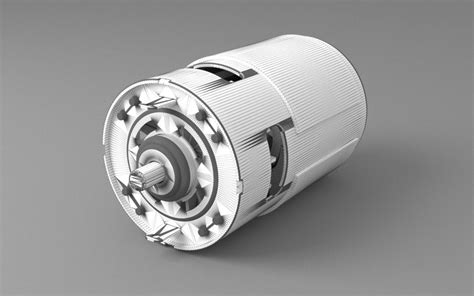 Dc Electric Motor 3d Model By Pictorer