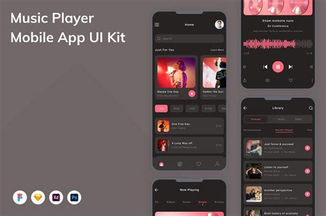 App Ui Kit Fig Psd Sketch Xd