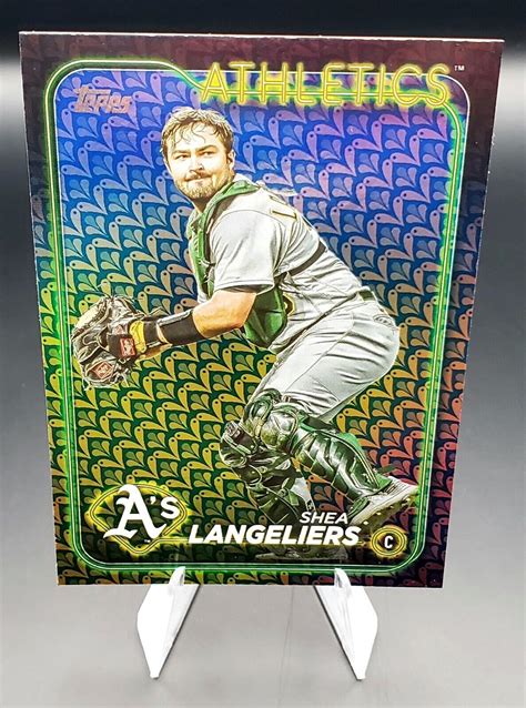 Topps Series Shae Langeliers Easter Holiday Rainbow Foil