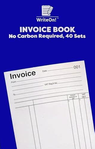 A5 Invoice Book Pages 1 40 Full Size NCR No Carbon Required