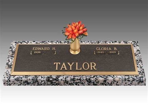 Infinity Classic Bronze Headstone 44 X 13