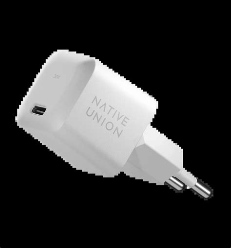 ᐉ Зарядний пристрій Native Union Fast GaN PD 30W USB C White FAST PD30