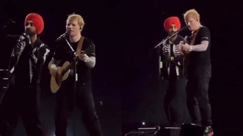 Diljit Dosanjh Performs Lover With Ed Sheeran At His Mumbai Concert