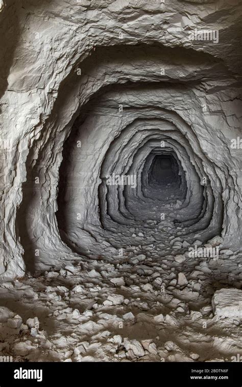 Abandoned Mine Shafts In The California Desert Stock Photo Alamy