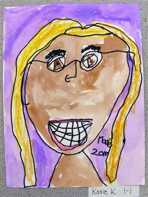 Suffield Elementary Art Blog!: 1st Grade Art to Remember Portraits