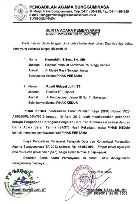 Halaman Unduh Untuk File Contoh Surat Bast Yang Ke 12