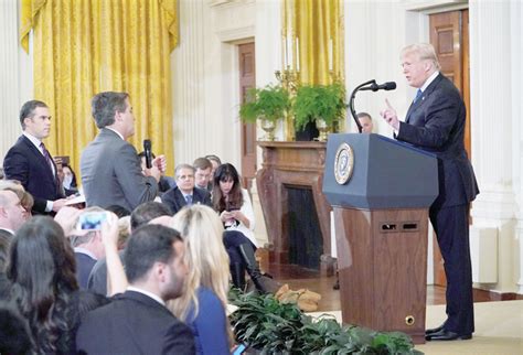 White House Bars Cnn Reporter After Verbal Duel With Trump Oman Observer