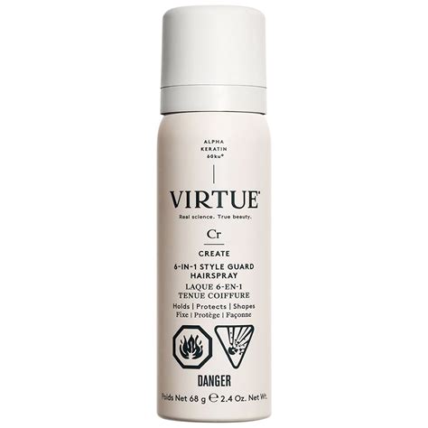 Virtue 6 In 1 Style Guard Heat Protectant Hairspray