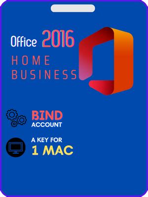 Office 2016 Home Business Bind Account Mac Bbkn1