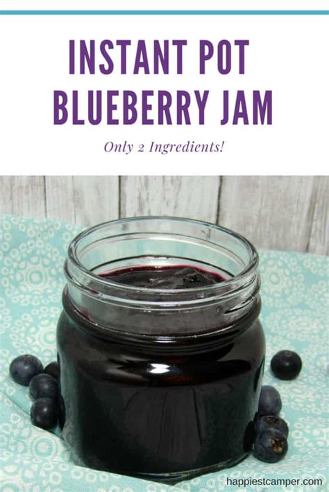 Instant Pot Blueberry Jam With Only 2 Ingredients