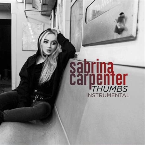 Sabrina Carpenter Thumbs - Picture Of Carpenter