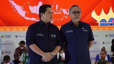 Elektabilitas Erick Thohir Naik Zulhas Nilai Kinerja Dan