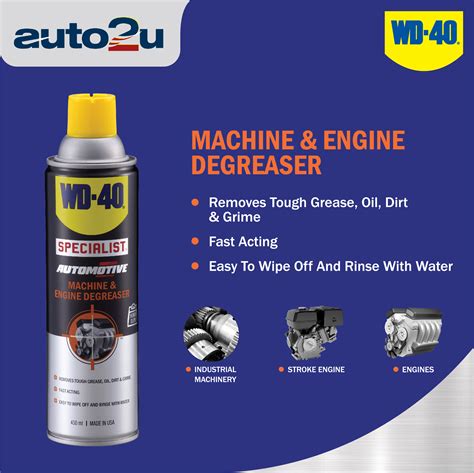 Wd 40 Specialist Automotive Product Machine And Engine Degreaser 450ml Auto2u