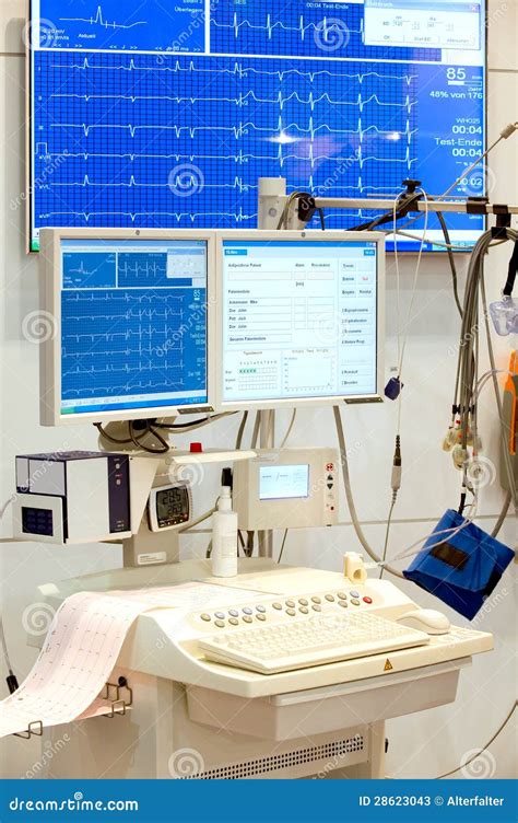 Ekg Electrocardiogram Ecg Stock Image Image Of Amplitude 28623043