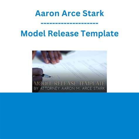 aaron arce stark model release template