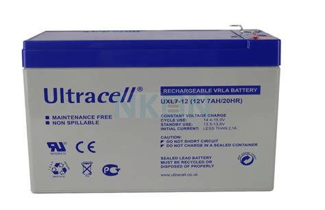 Ultracell Uxl Long Life V Ah Lead Acid Battery V Lead Acid