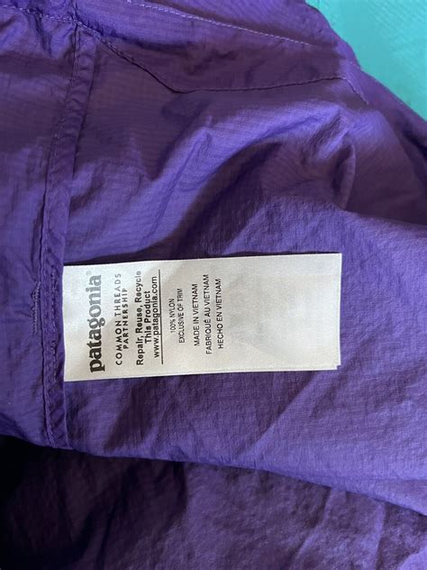 Patagonia Mens Windbreaker Jacket Colorblock Greenpu Gem