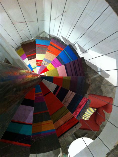 Yarn Stairs Winding Stairs At An Art Gallery In Manama Tony King