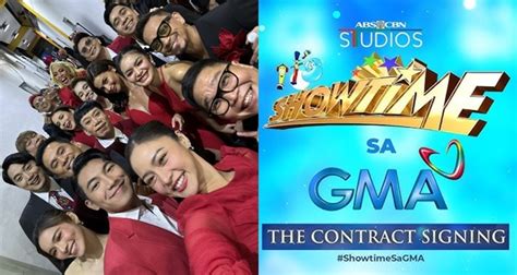 It S Showtime Officially Signs Contract With Gma Network Philnews