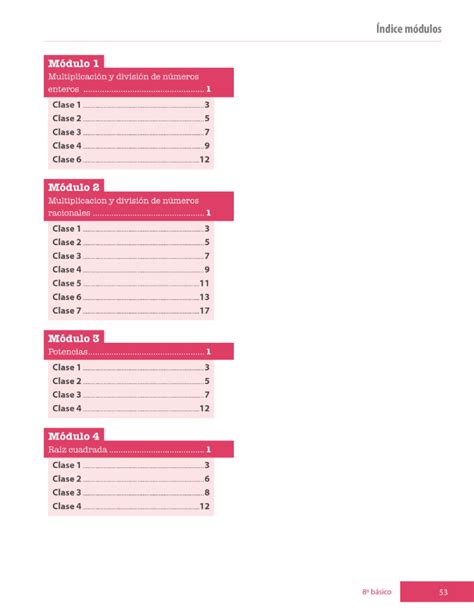 Planificaciones de clases 8 básico Matemática Aptus