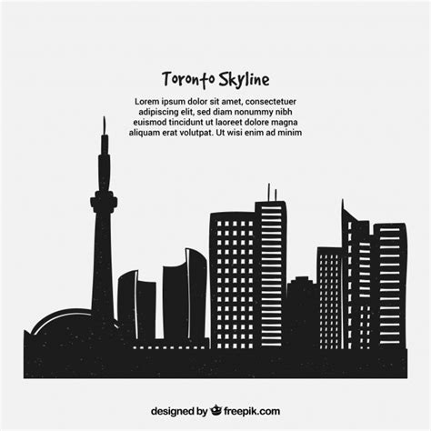 Toronto Skyline Vector at Vectorified.com | Collection of Toronto Skyline Vector free for ...