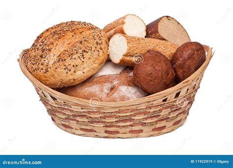 Bread Assortment Stock Image Image Of Meal Basket Background 11922919