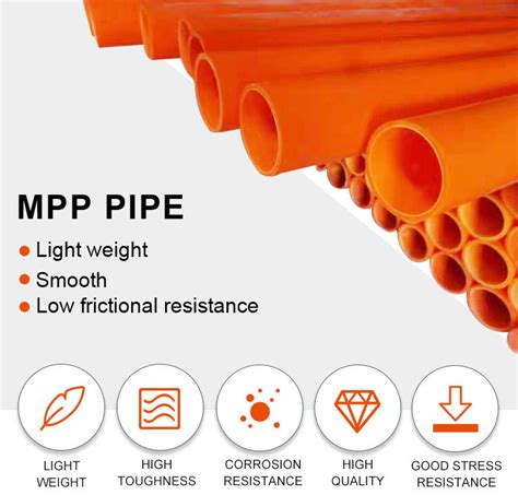 New Material High Temperature Mpp Power Pipe Buried High Voltage Cable