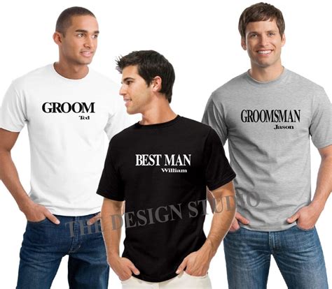 Groomsmen T Shirts Shirts For The Wedding Party Father Of Etsy