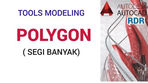 Poligon Tools Modeling Perintah Dasar Autocad Youtube