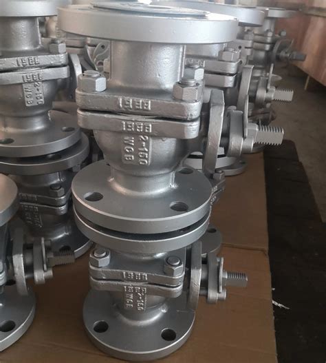 Full Bore Floating Ball Valve Wcb Lb Inch Two Pieces Ball Valve