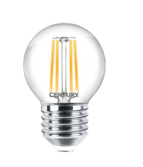 CENTURY CENTURY LAMPADE FILAMENTO LED INCANTO CHIARA SFERA 4W E27