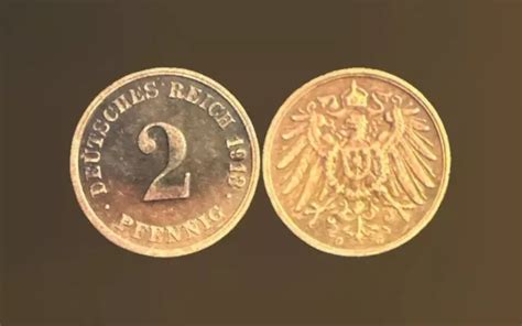 Pfennig St Ck G Deutsches Reich Reichsadler Kaiserreich Bronze