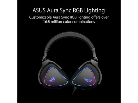 Asus Rog Delta S Gaming Headset With Usb C Ai Powered Noise Canceling Microphone