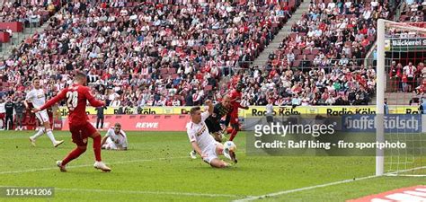 Deniz Undav of VfB Stuttgart scores his teams second goal during the ...