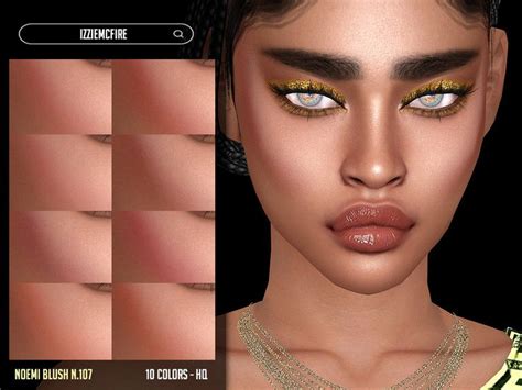 IzzieMcFire S Noemi Blush N 107 In 2024 Sims 4 Cc Makeup The Sims 4