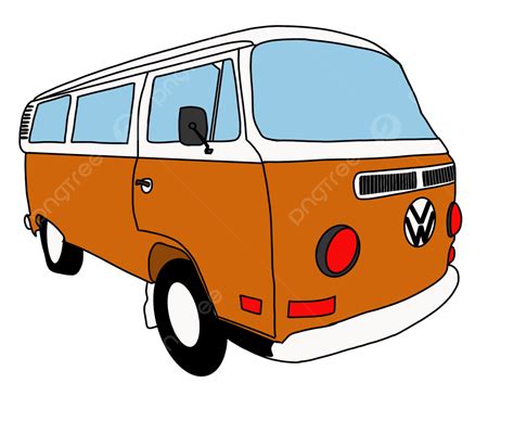 Vw Combine Cartoon Cartoon Clipart Vw Combine Png Transparent