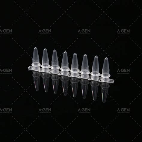 Pcr Tube Sterile Ml Pcr Pp Polypropylene Stripe Tip Comb With