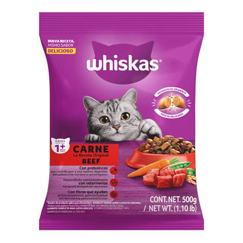 Whiskas Alimento Seco Para Gatos Carne La Receta Original