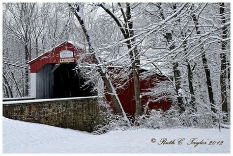 Pine Valley Covered Bridge In Bucks County PA My Old Stomping