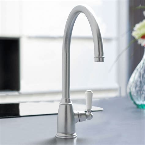 Bidbury And Co Malvern Pewter Single Lever Monobloc Kitchen Tap With